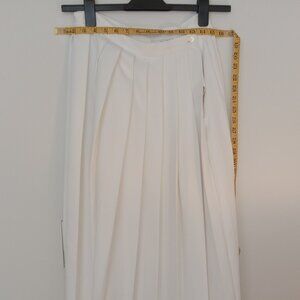 Agnes B pleated midi skirt